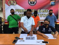 Unit Reskrim Polsek Bintan Utara Ciduk 2 Orang Tersangka Pencurian Dengan Kekerasan