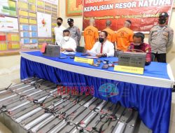 Polres Natuna Amankan Tiga Pelaku Pencurian  38 Unit ACCU UPS RSUD Natuna