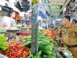 Tekan Inflasi Pasca Kenaikan BBM , Bupati Wan Siswandi Sidak Pasar Ranai