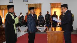 Ketua DPRD Natuna Lantik Anggota Dewan PAW Junaidi