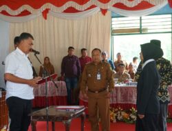 Bupati Natuna Lantik Anggota BPD PAW Desa Air Putih Kecamatan Midai Periode 2020-2026