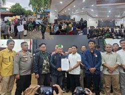 Aksi Damai, Mahasiswa STAI dan HMI Desak DPRD Natuna Sampaikan 12 Tuntutan Rakyat Hanya Dihadiri 50 Persen Peles 1 Anggota