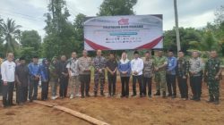 Bupati Natuna Hadiri Peletakan Batu Pertama Pembangunan Koperasi Merah Putih