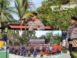 Kapolres Natuna Pimpin Apel Tanggap Darurat Bencana Hidrometeorologi 2025