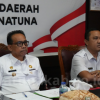 Wabup Natuna Ikuti Rapat Kerja Komisi II DPR RI Terkait Pengelolaan Perbatasan Wilayah Negara